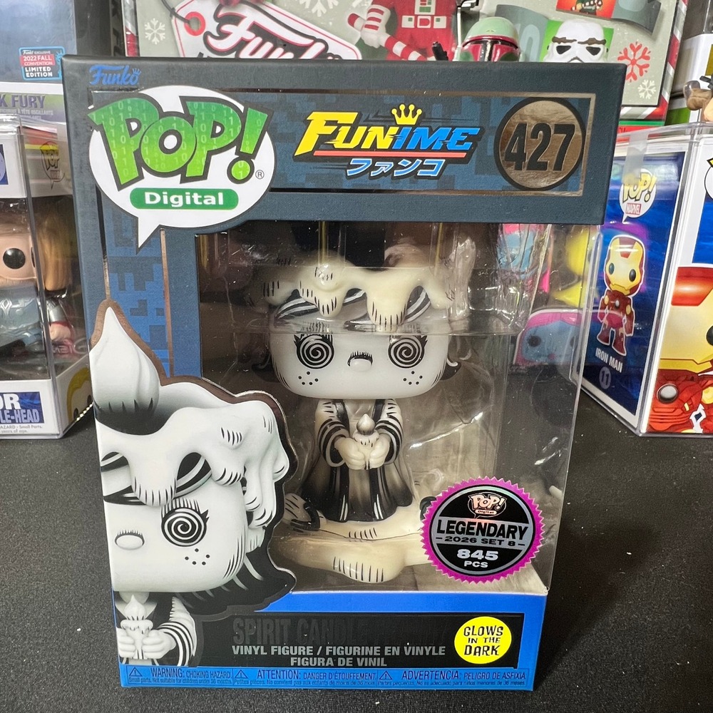 Funko Pop Digital Spirit Candle Franny 427 Funime Legendary Glow in Dark GITD